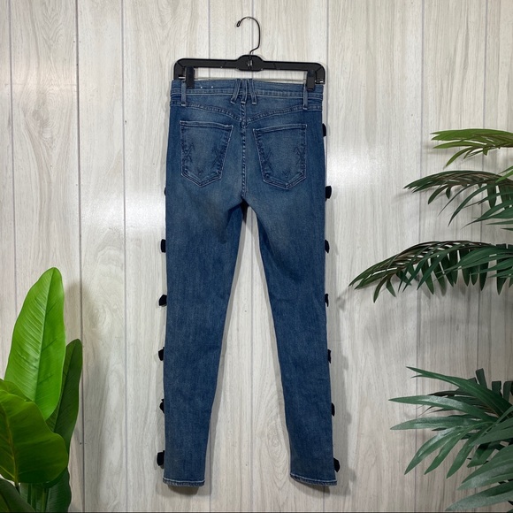 Anthropologie McGuire Newton Bow Skinny Jean size 27 - Picture 2 of 15